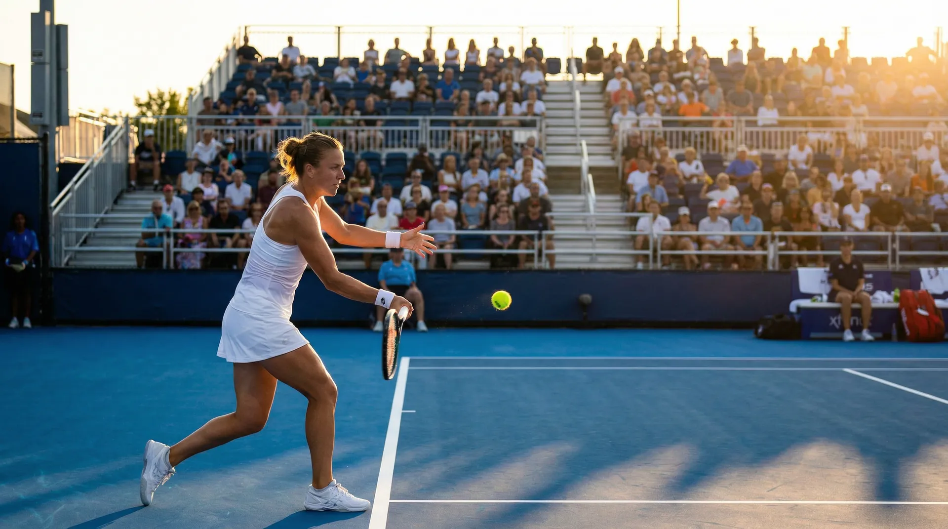 hth体育 网球赛事精彩正手击球瞬间